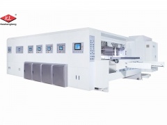 alimentador automático de cadena de cartón corrugado máquina de troquelado de impresión flexográfica