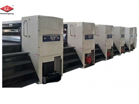 máquina automática de impresión flexográfica de cartón corrugado
