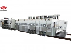 Ranuradora de impresora flexográfica de 4 colores para cartón