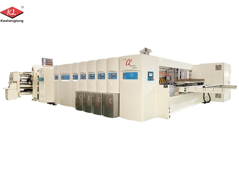 Máquina en línea con impresión