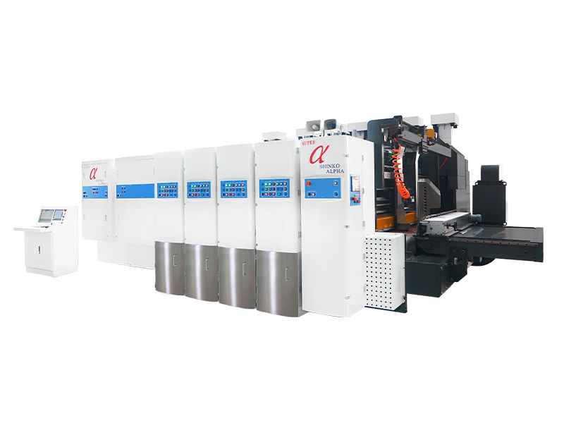 Máquina en línea con impresión