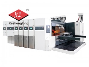 Máquina automática para fabricar cajas de cartón corrugado