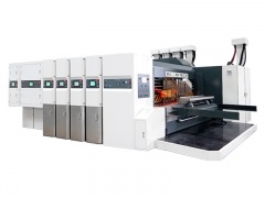 Máquina automática para fabricar cajas de cartón corrugado