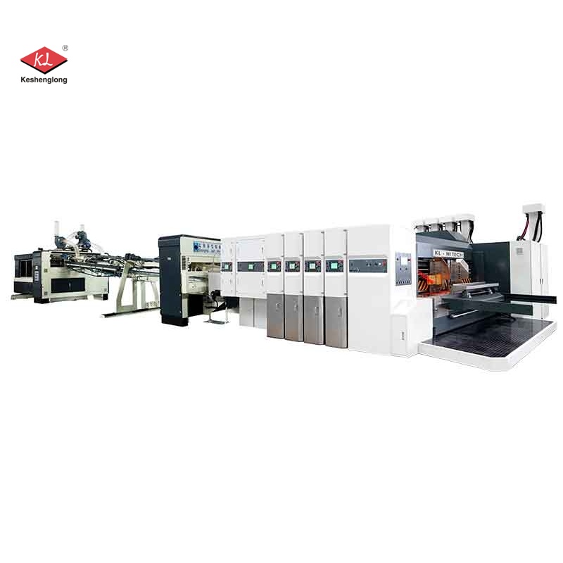 Vaccum Transfer Top Printing Down Folding Machine